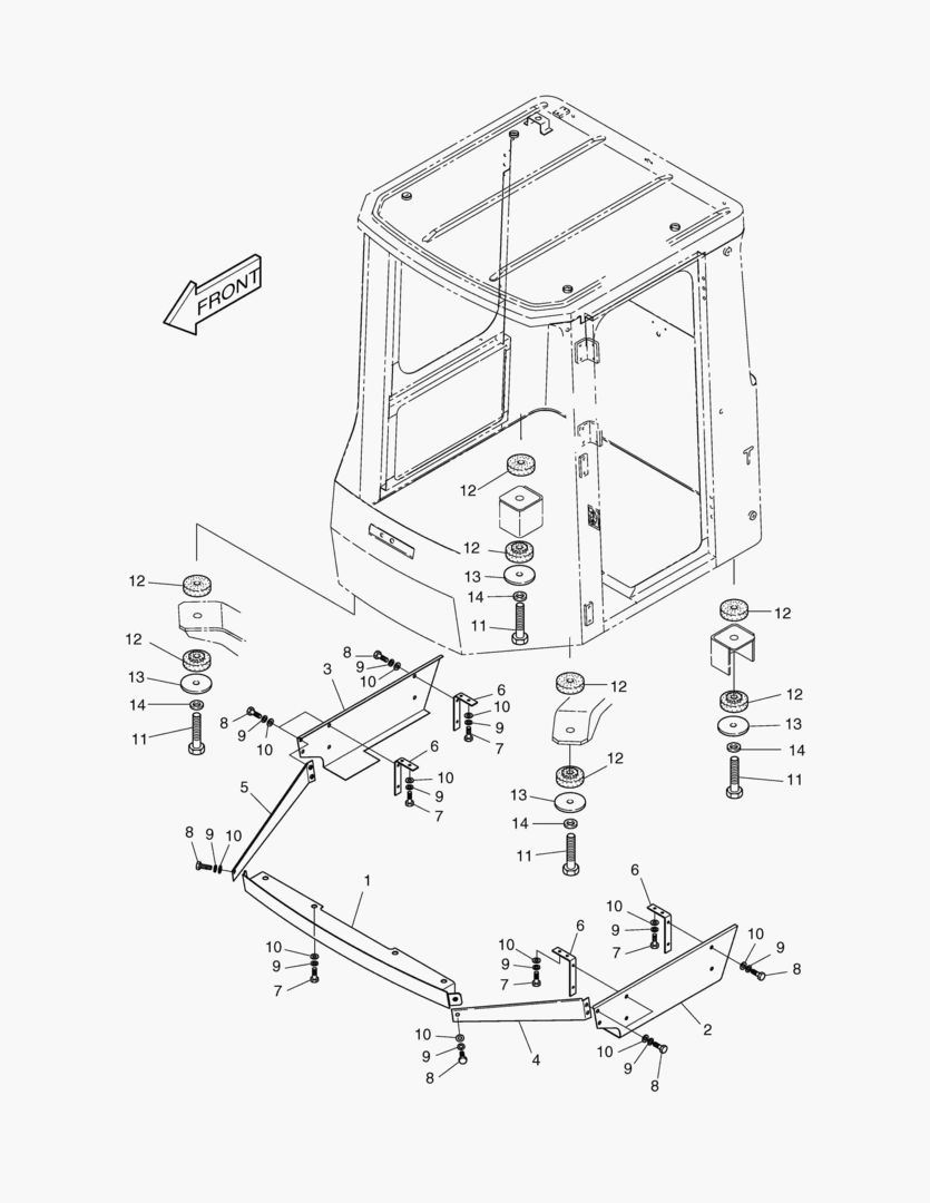 УСТАНОВКА КАБИНЫ