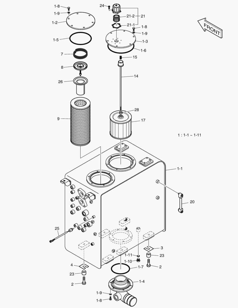 Схема 1261 OIL TANK [1474~]