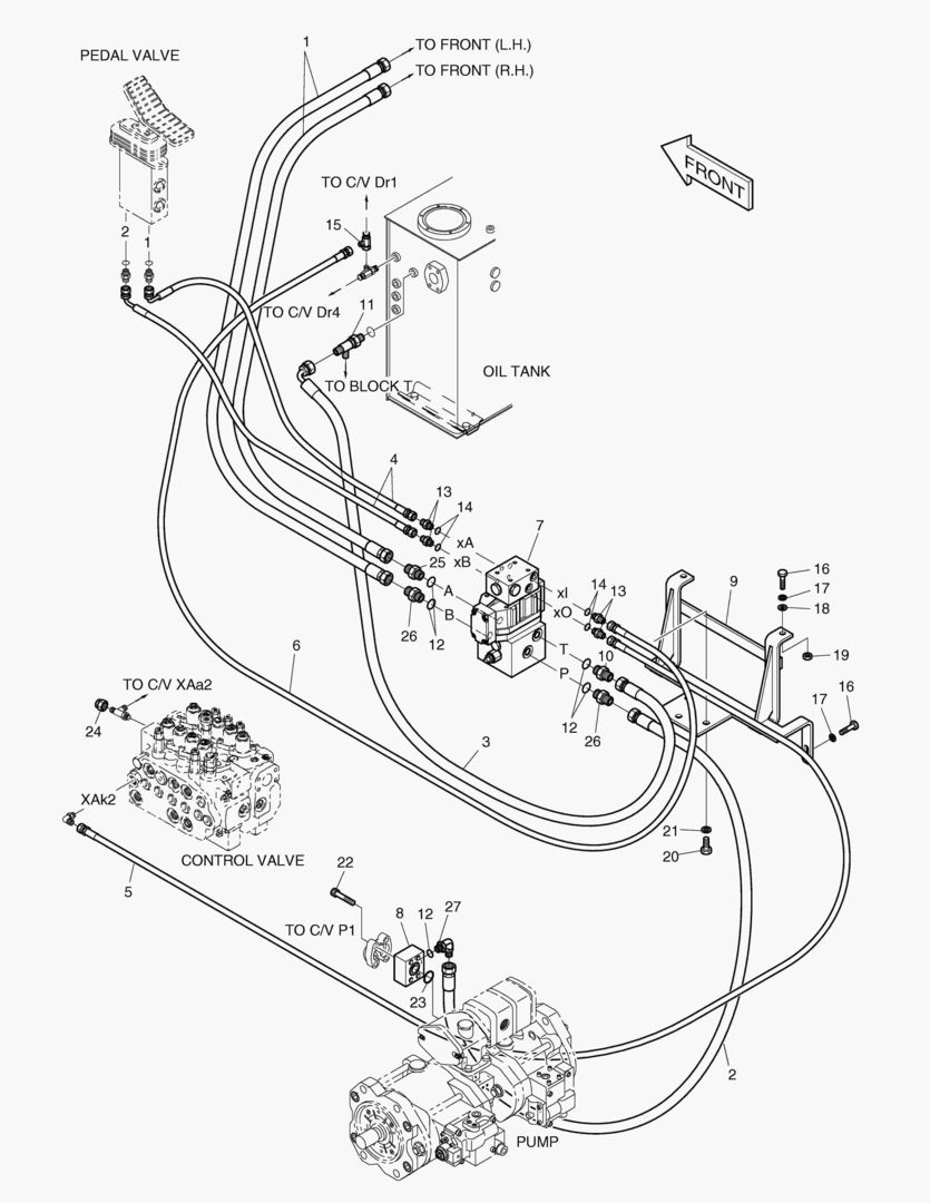 6690 MAIN PIPING-ROTATING & TILTING