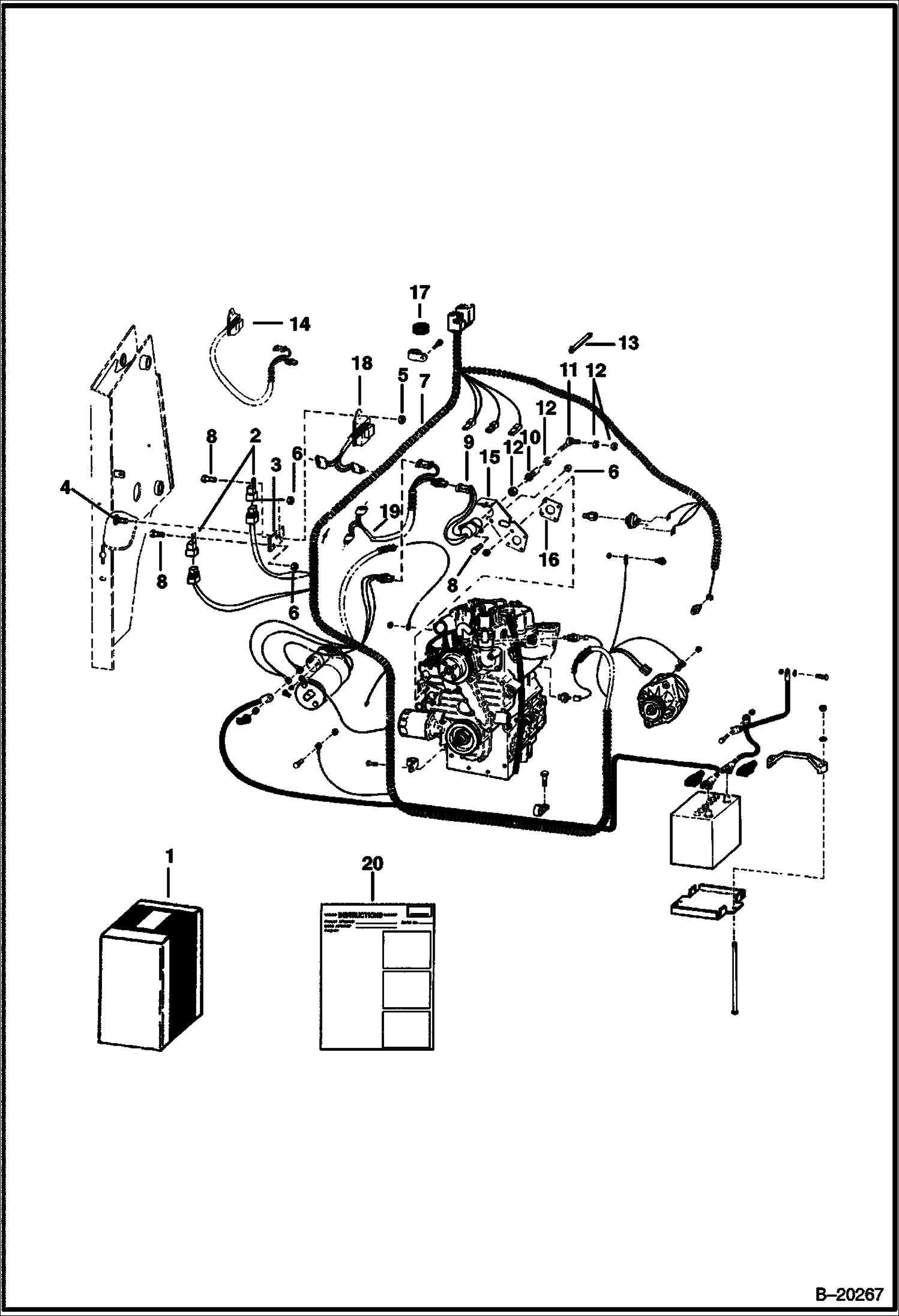Схема КОМПЛЕКТ ДЛЯ ОТКЛЮЧЕНИЯ (ЭЛЕКТРИКА)