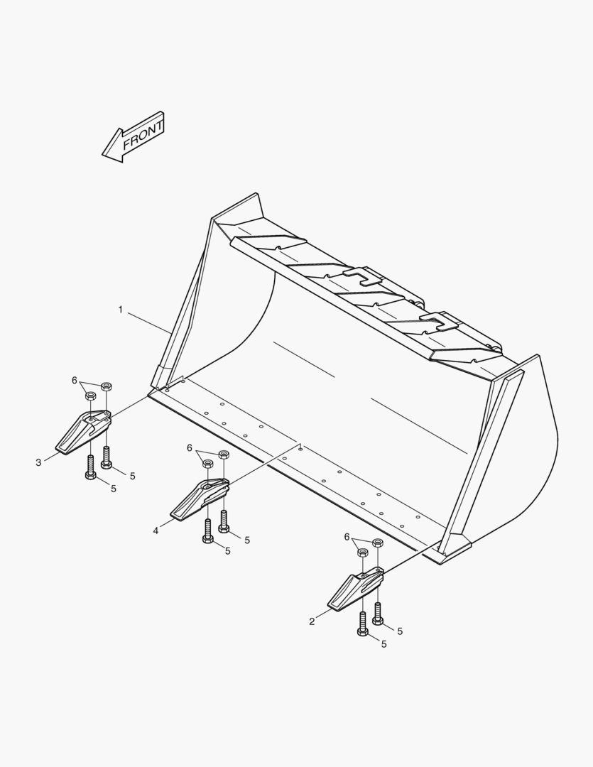 2170 BUCKET-2.7mВі(TOOTH)
