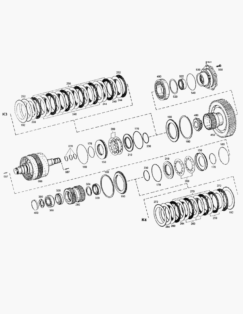 Спецтехника G070-54 COUPLING K3 + K4 [710262~] - главное фото
