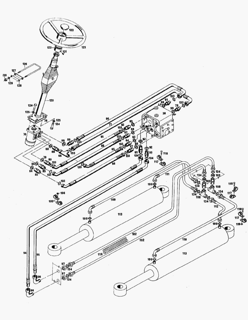 G051-5 STEERING CIRCUIT