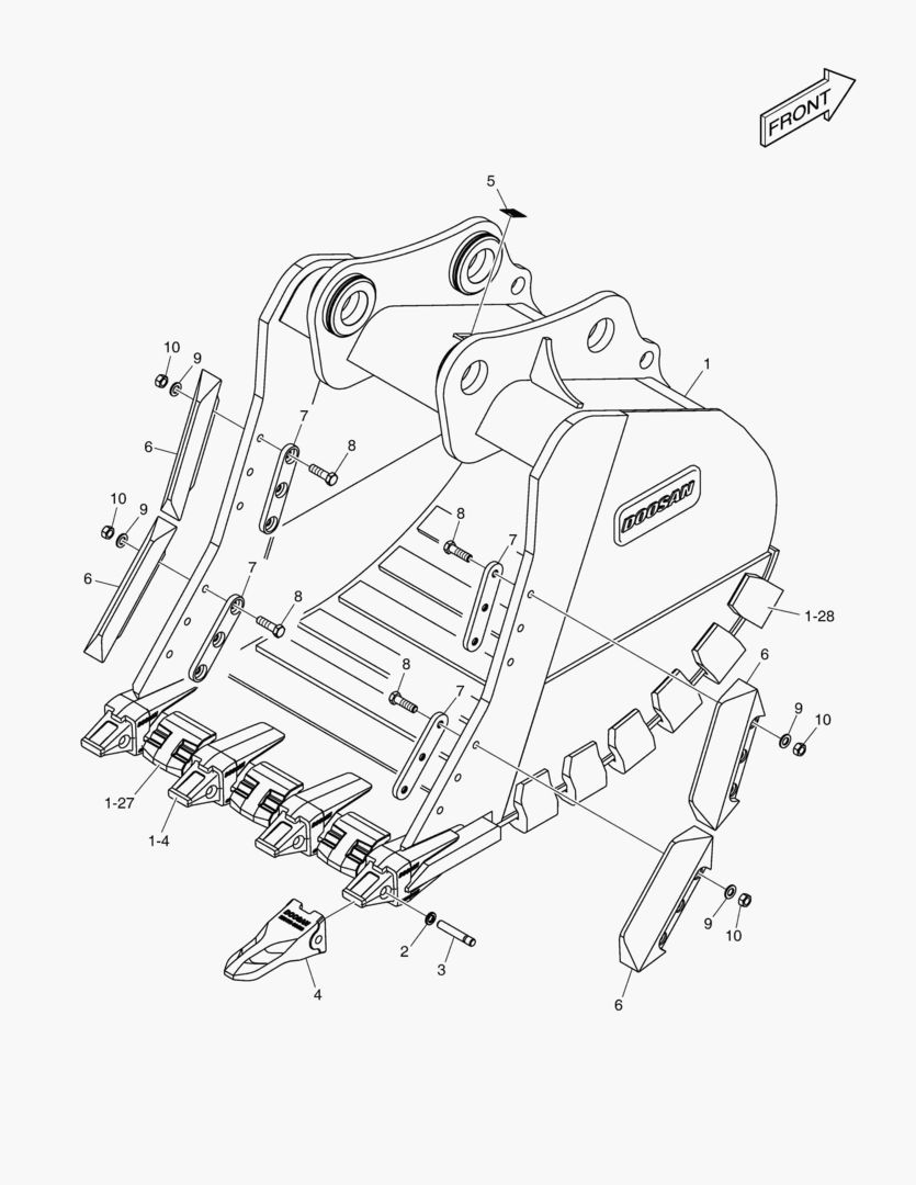6940 BUCKET ASS`Y - 2.22mВі - X CLASS