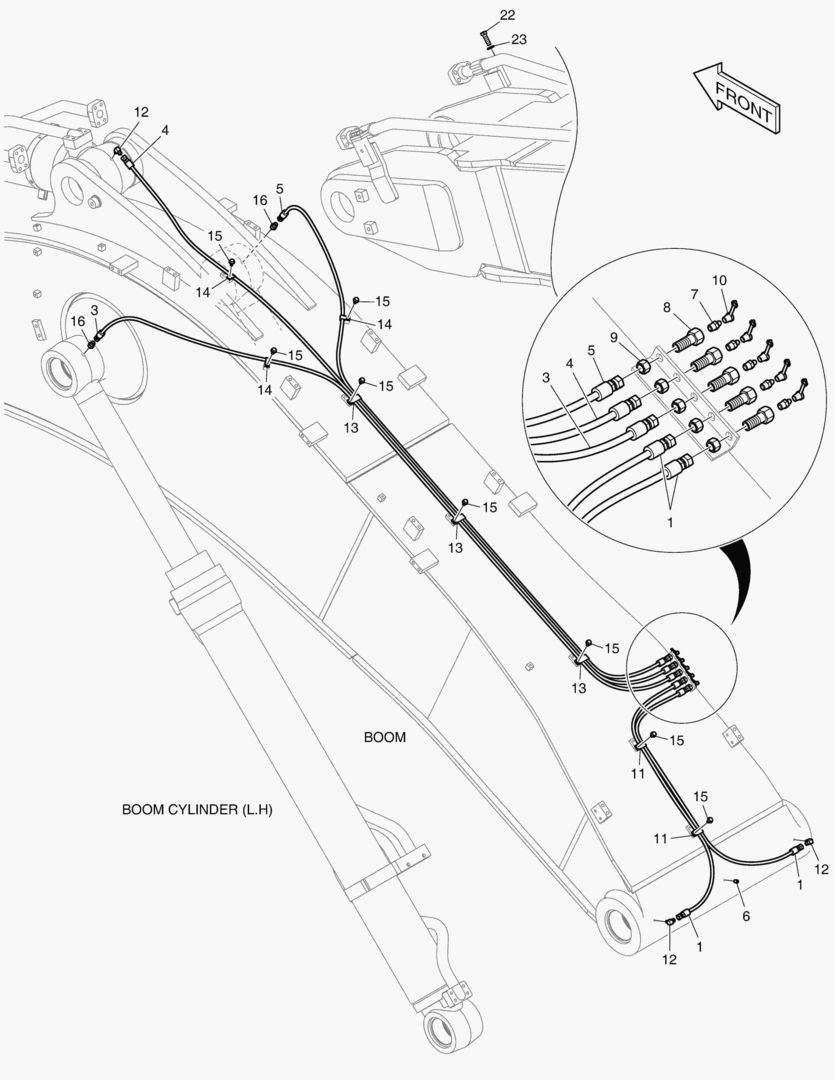 ТРУБОПРОВОД СМАЗОЧНОЙ СИСТЕМЫ - СТРЕЛА