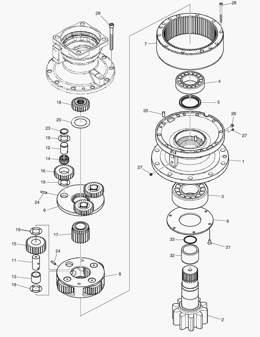 ПОВОРОТНАЯ ПОНИЖАЮЩАЯ ПЕРЕДАЧА