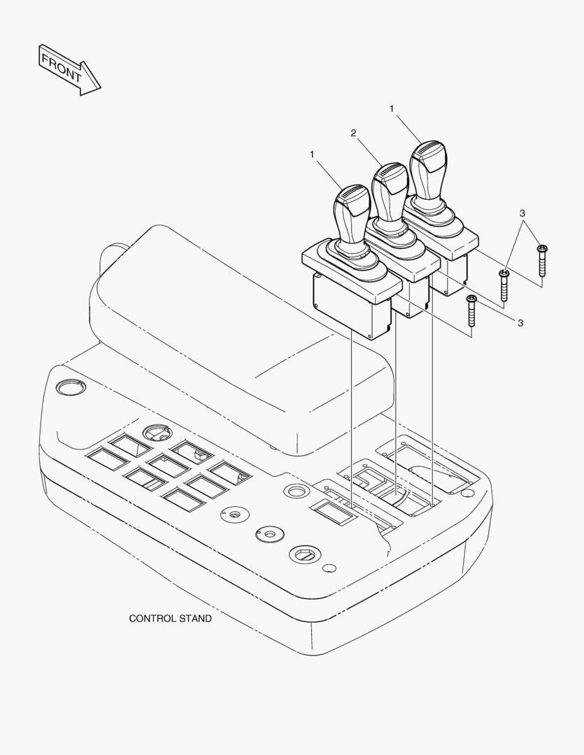 РЫЧАГ - 3 КАТУШКИ(ЭЛЕКТРИЧЕСКИЙ РЕГУЛИРУЮЩИЙ КЛАПАН)