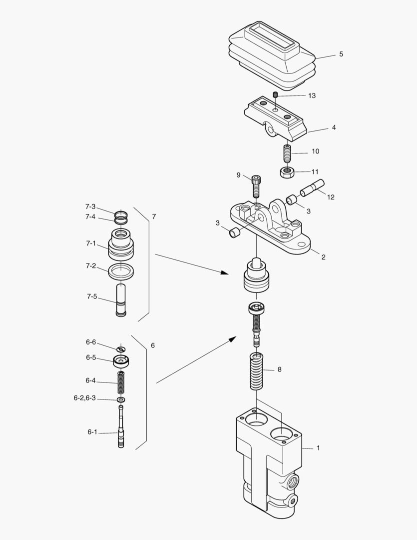 Спецтехника 4185 PEDAL VALVE-BREAKER [1026~] - главное фото