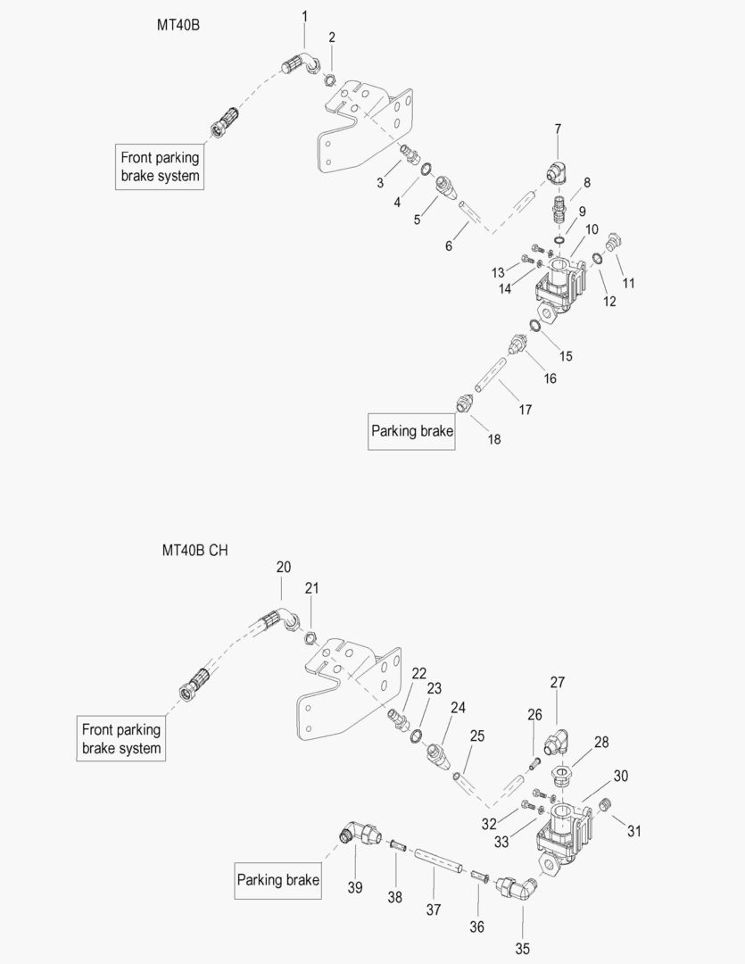 G046-1 REAR PARKING BRAKE SYSTEM