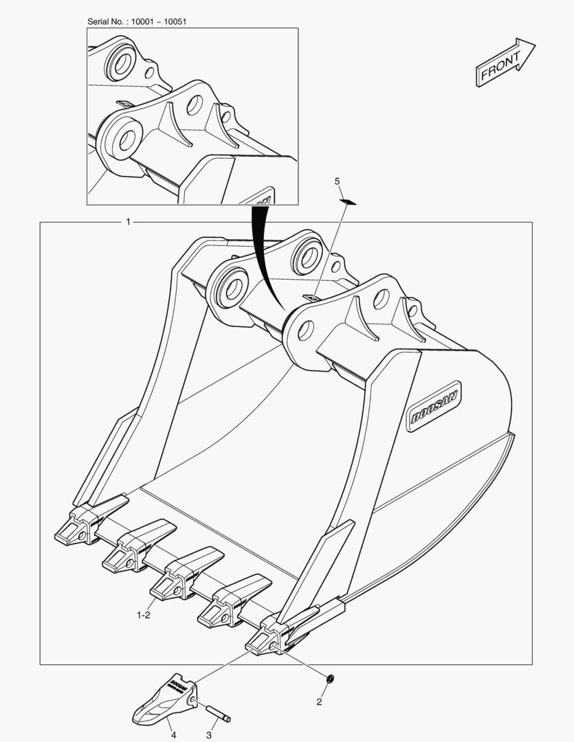 7120 BUCKET ASS`Y - 2.02mВі - S CLASS