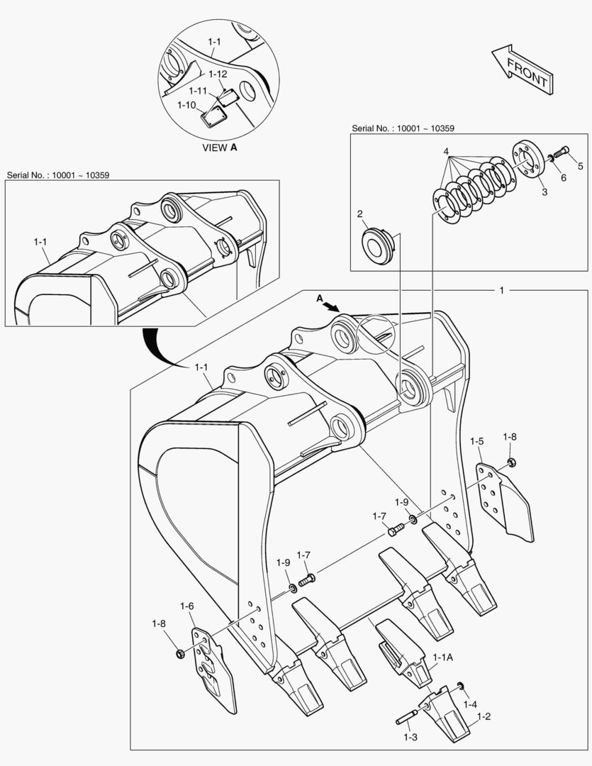 6960 BUCKET ASS`Y - 2.16mВі