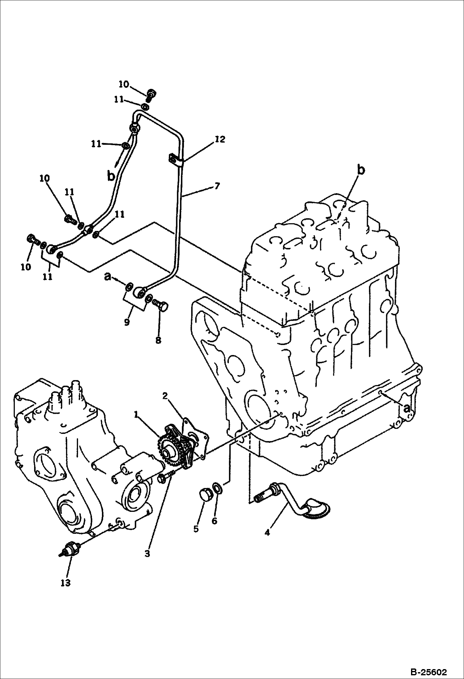 НАСОС ДЛЯ СМАЗОЧНОГО МАСЛА И ТРУБОПРОВОД