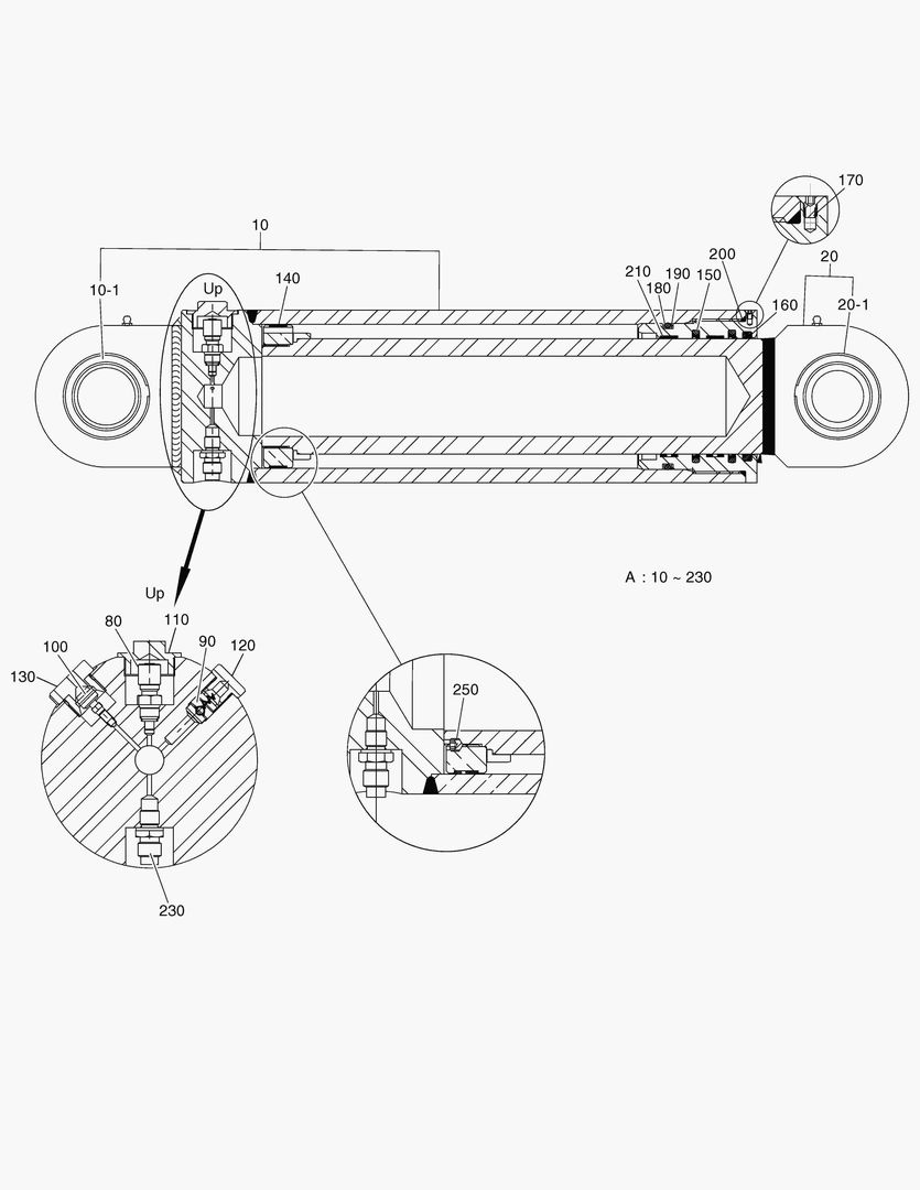 G250-18 SUSPENSION CYLINDER