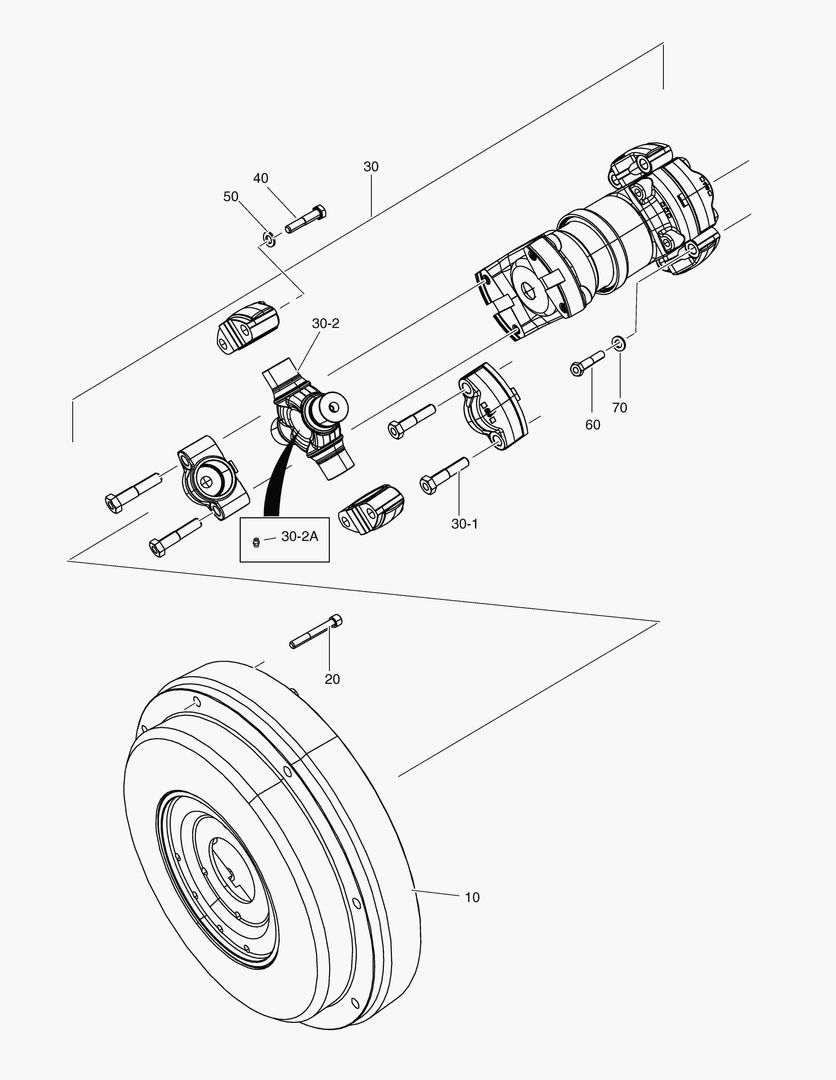 G120-10 CARDAN SHAFT ENGINE-TRANSMISSION