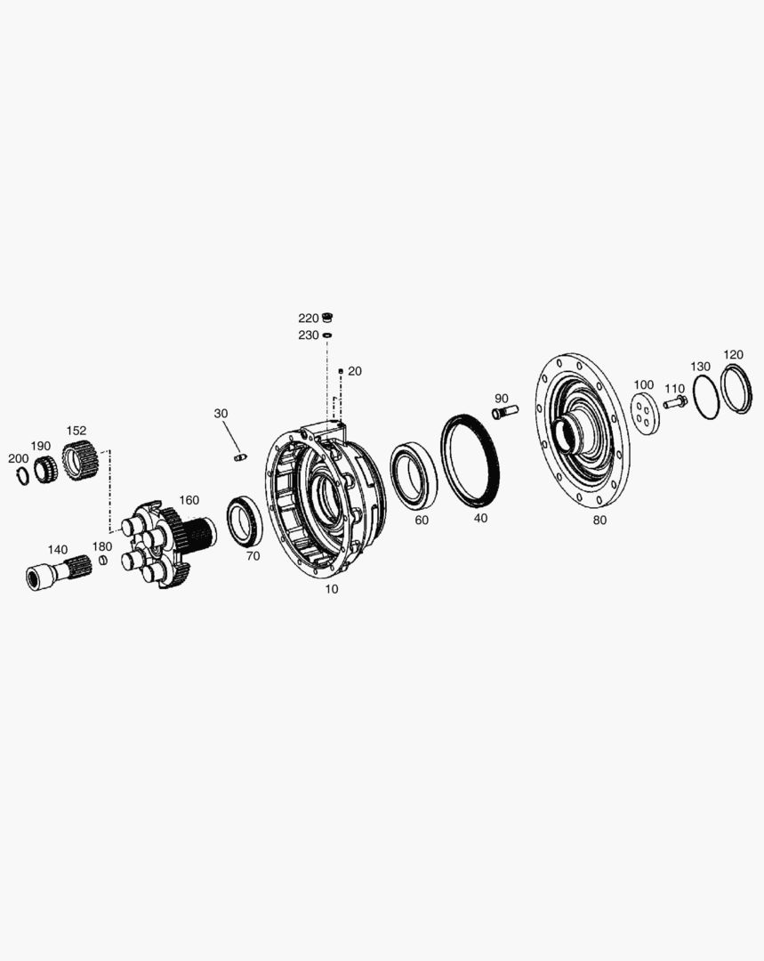 Спецтехника 3400 OUTPUT - REAR AXLE [5001~10012] - главное фото
