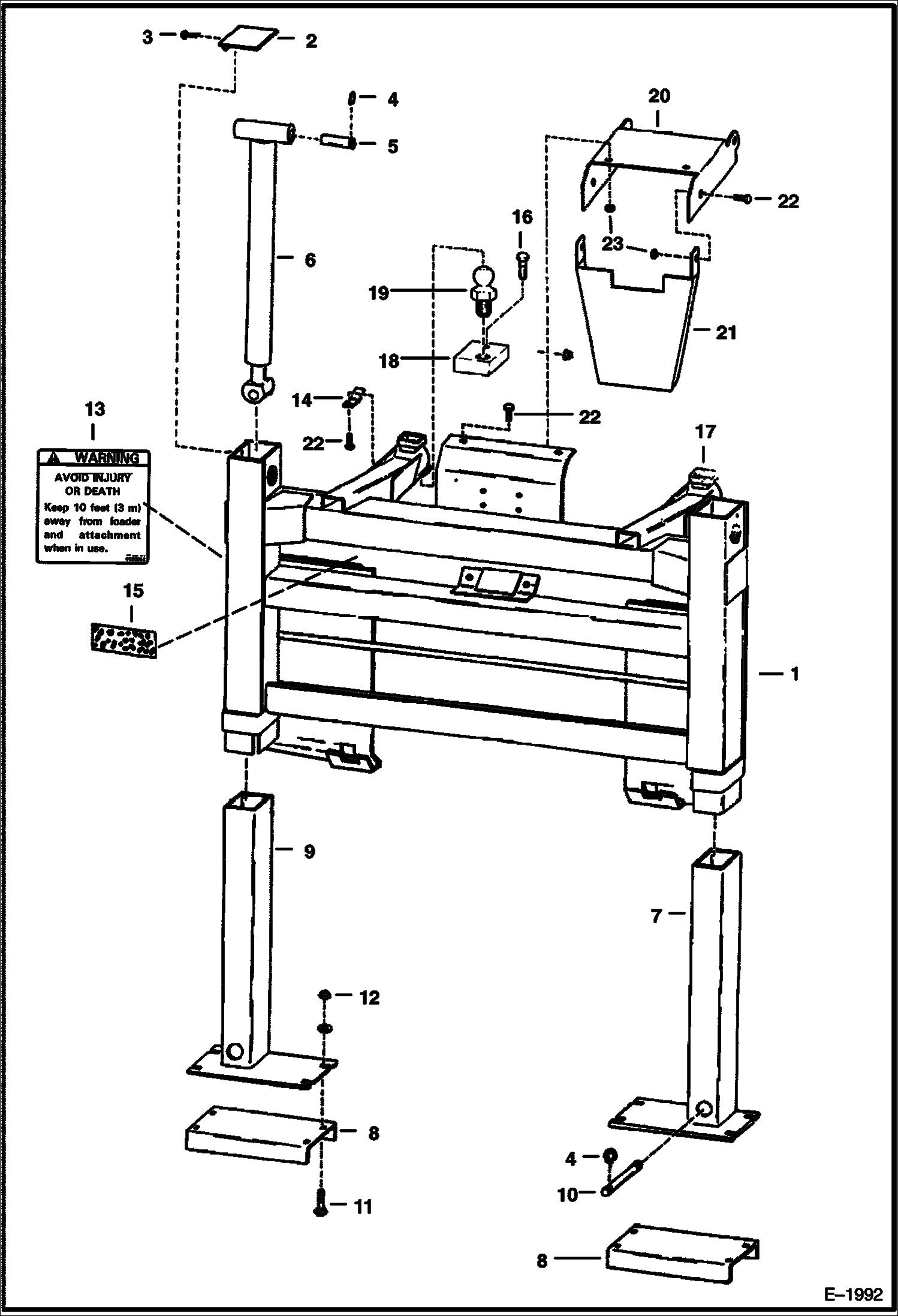 РАМА ШАССИ 933S