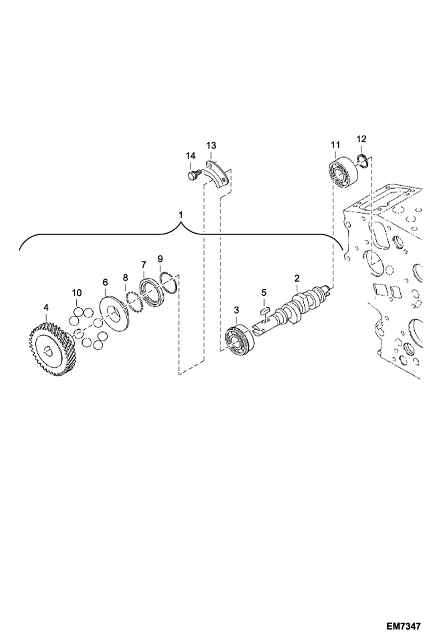 ТОПЛИВНЫЙ РАСПРЕДЕЛИТЕЛЬНЫЙ ВАЛ И ВАЛ РЕГУЛЯТОРА ОБОРОТОВ