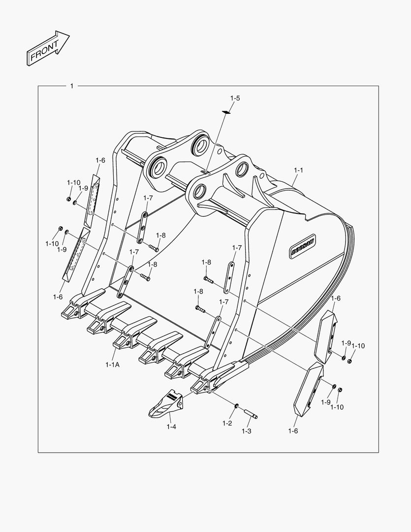 6760 BUCKET ASS`Y - 5.24mВі - S CLASS