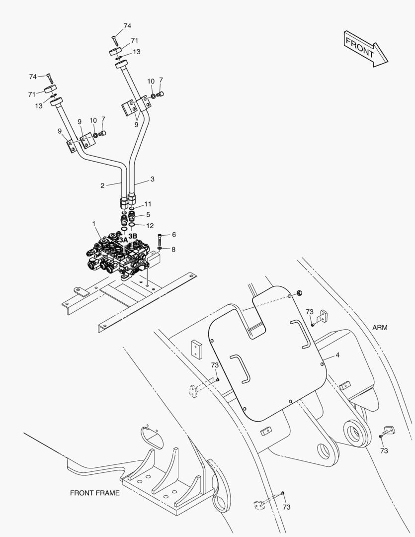 РЕКУЛИРУЮЩИЙ КЛАПАН ТРУБОПРОВОДА - 3-Й КАТУШКИ