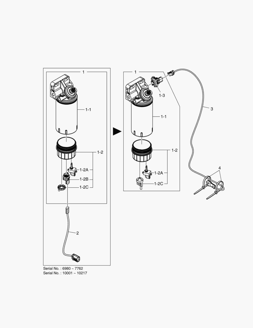 6745 FUEL FILTER - WITH BOWL HEATER [6980~]