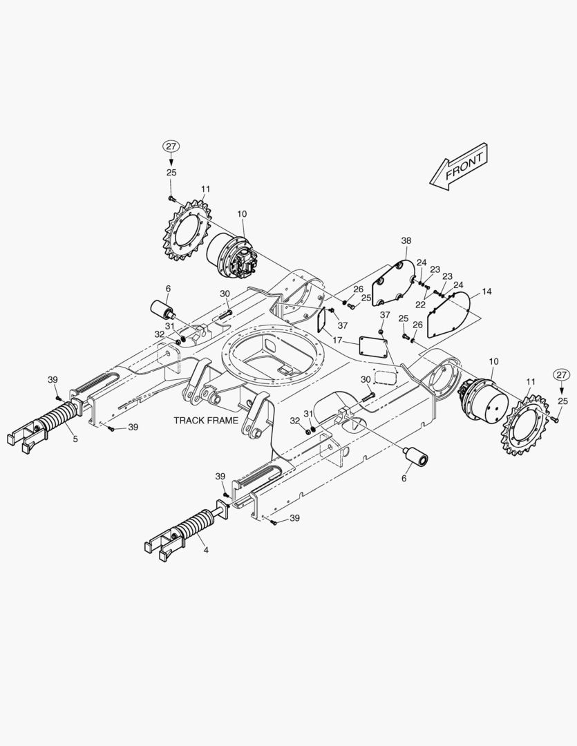 КОМПЛЕКТУЮЩИЕ ГУСЕНИЦЫ