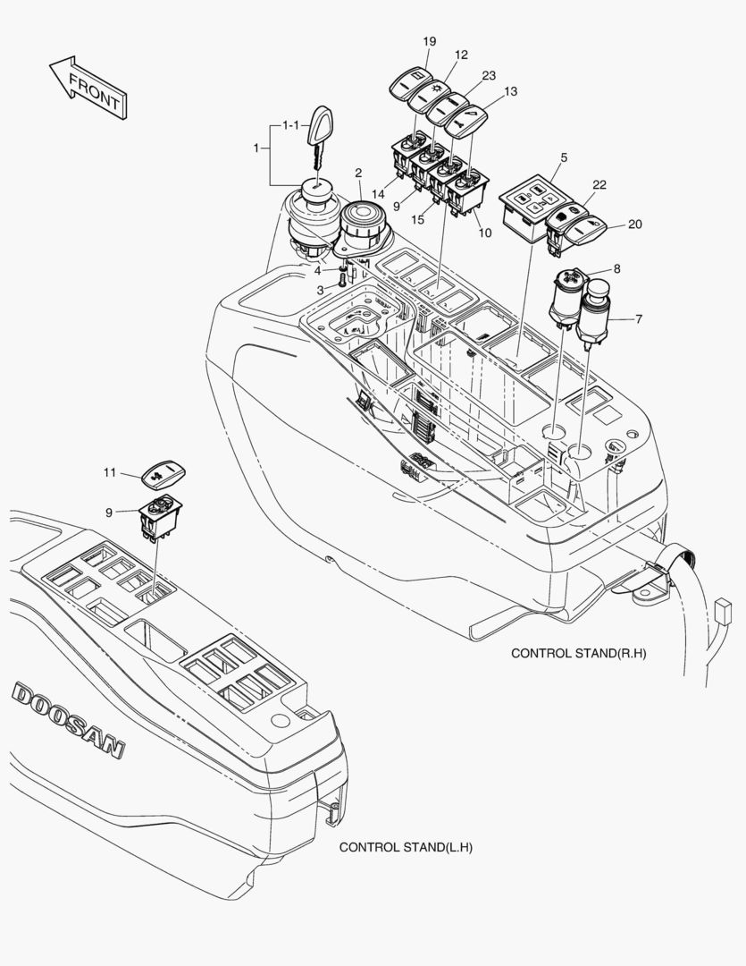 ЭЛЕКТРИЧЕСКИЕ ЗАПЧАСТИ - ПУЛЬТ УПРАВЛЕНИЯ(СИСТЕМА ЗАЩИТЫ ПРИ ОПРОКИДЫВАНИИ)
