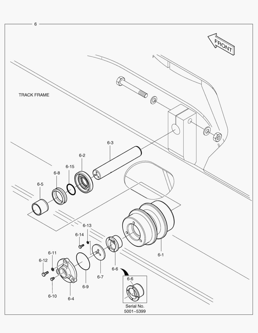 2140 UPPER ROLLER [5001~5427]