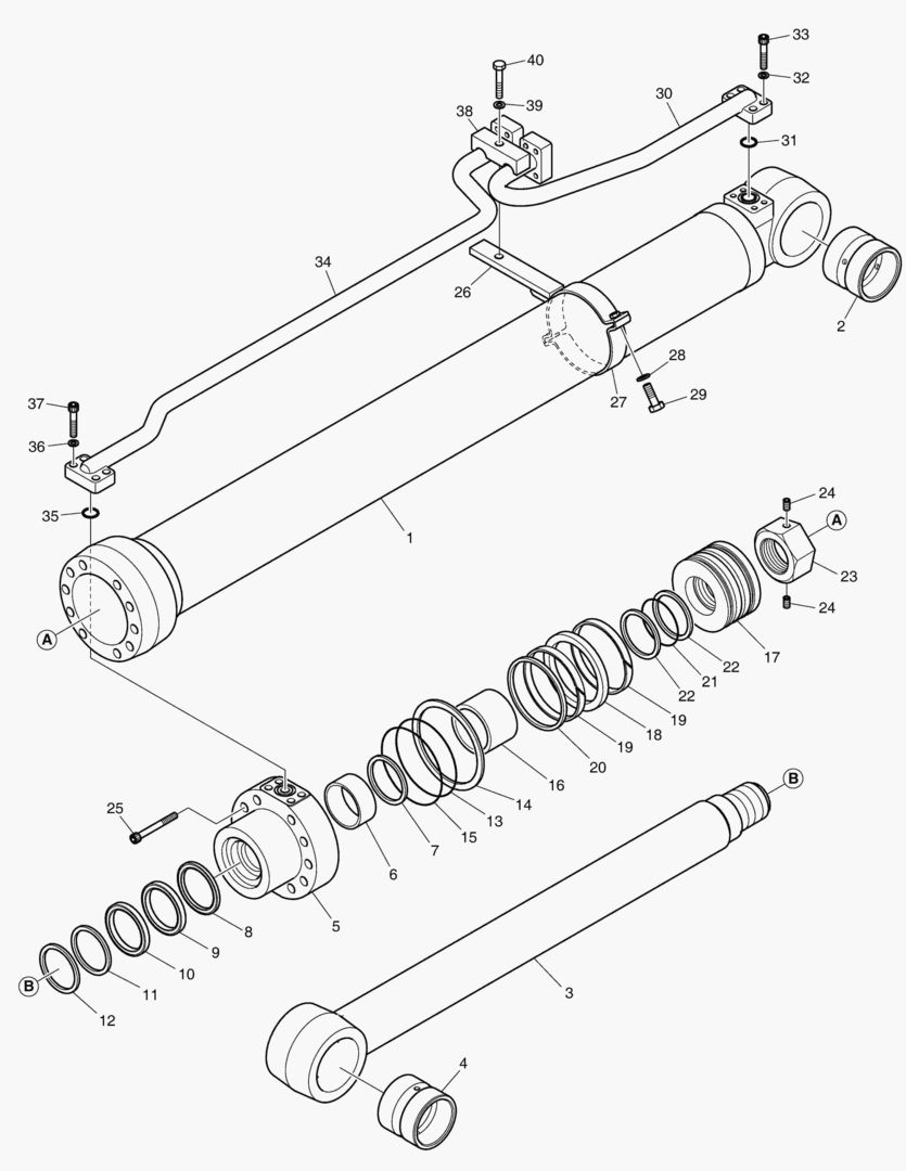 4260 BOOM CYLINDER - R.H. [17130~18443]
