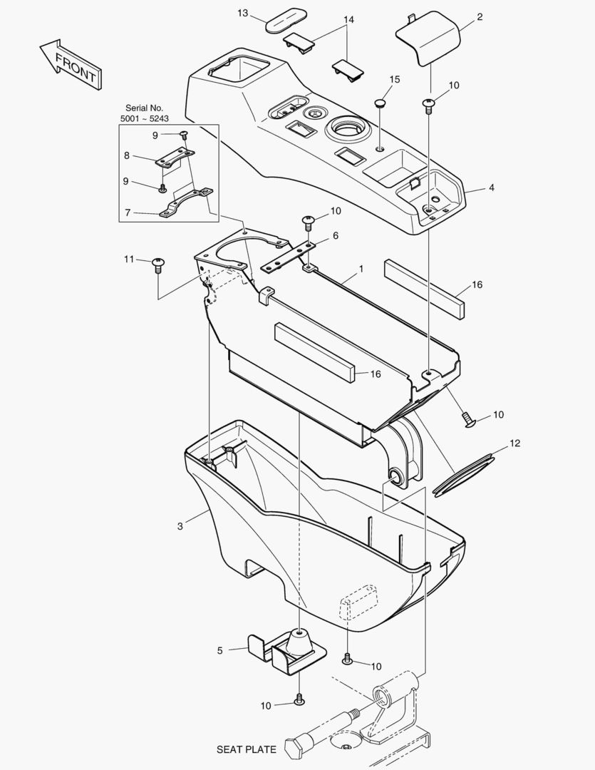 ПУЛЬТ УПРАВЛЕНИЯ - ПРАВОСТОРОННИЙ