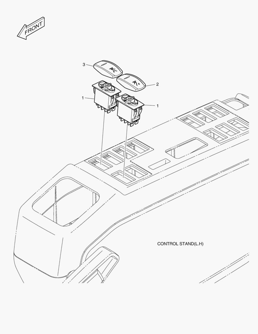 ВКЛЮЧАТЕЛЬ - ПЕРЕДНИЙ АУТРИГЕР(ИНДИЯ)
