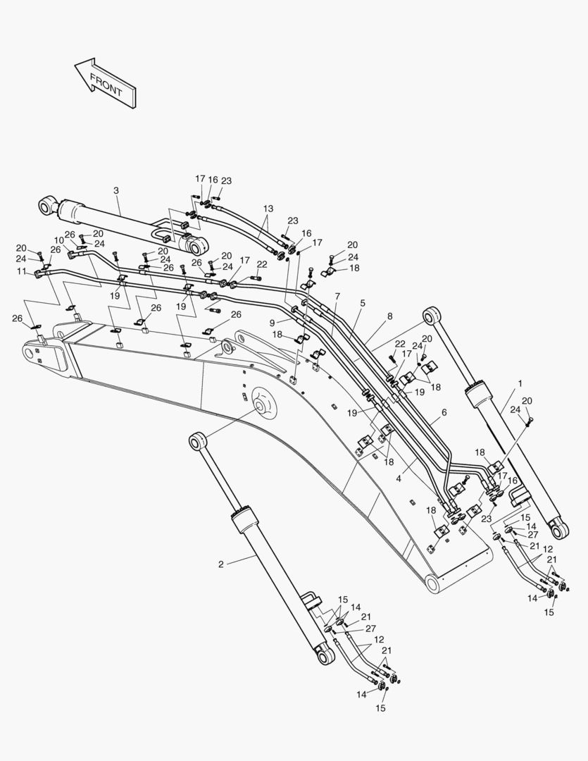 Спецтехника 6510 BOOM PIPING-7.1m [1001~1200] - главное фото