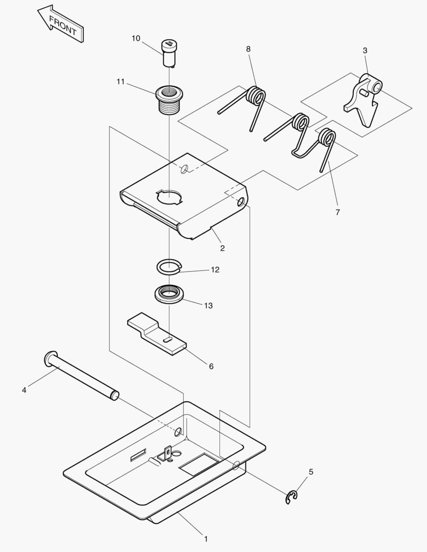 1600 DOOR LOCK-L.H [1~3]