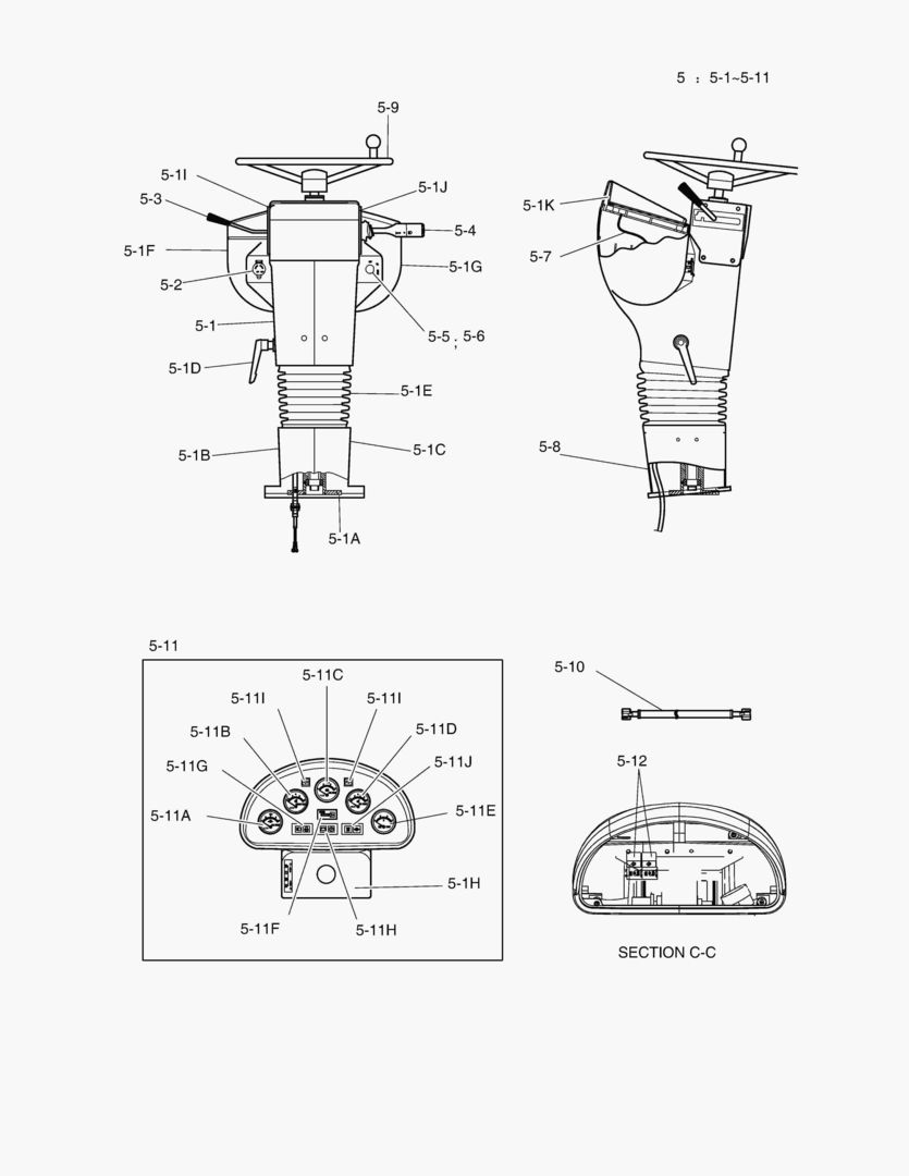 Спецтехника 1411 ELECTRIC PARTS (9) - CONSOLE BODY [10329~] - главное фото
