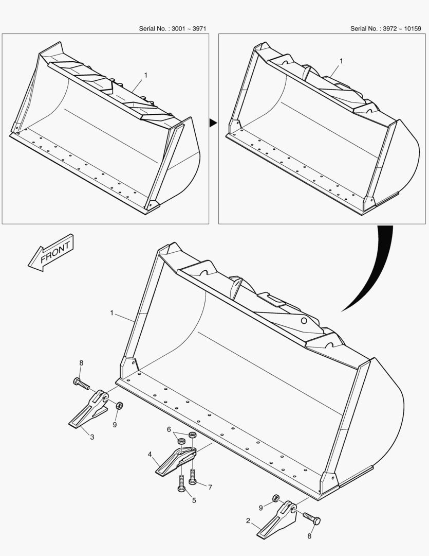 2140 BUCKET-3.9гЋҐ-TOOTH