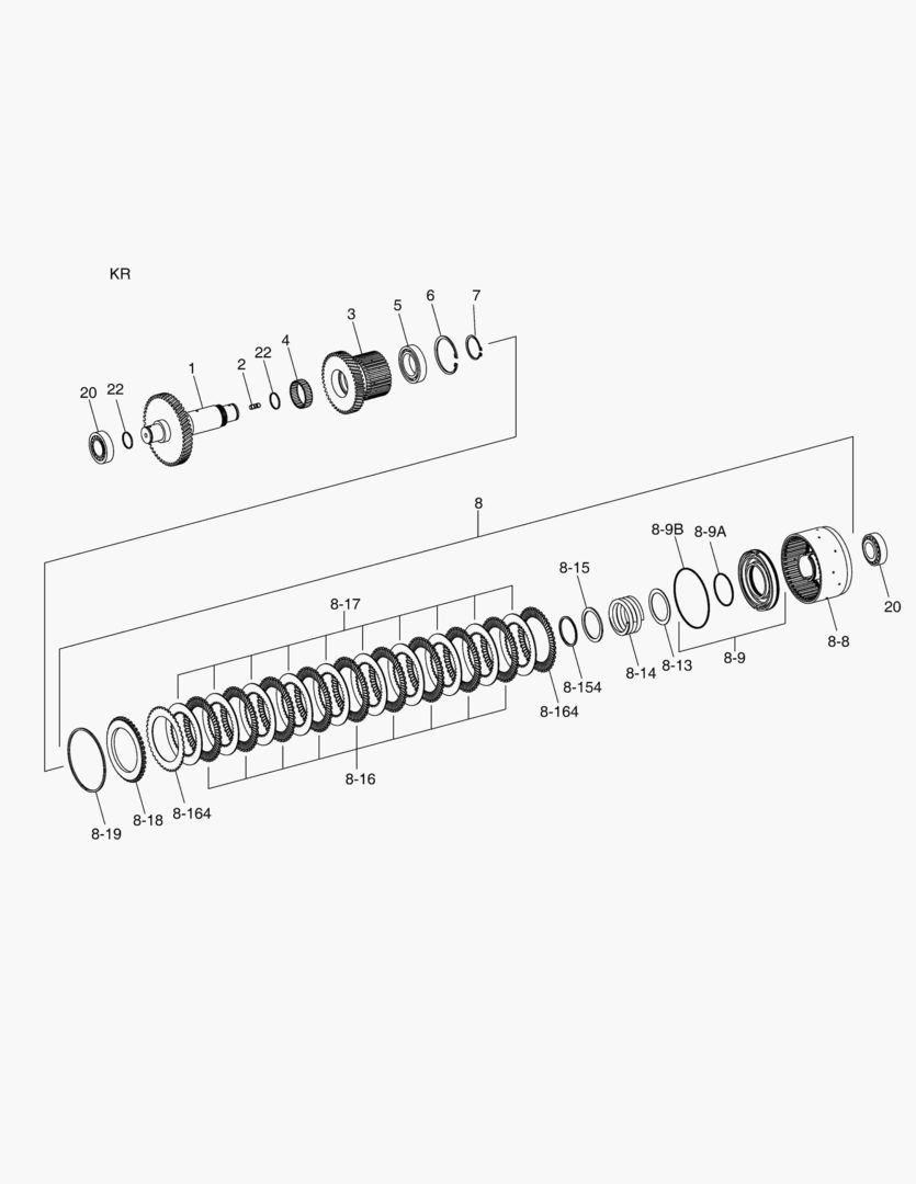 3180 CLUTCH KR - TRANSMISSION