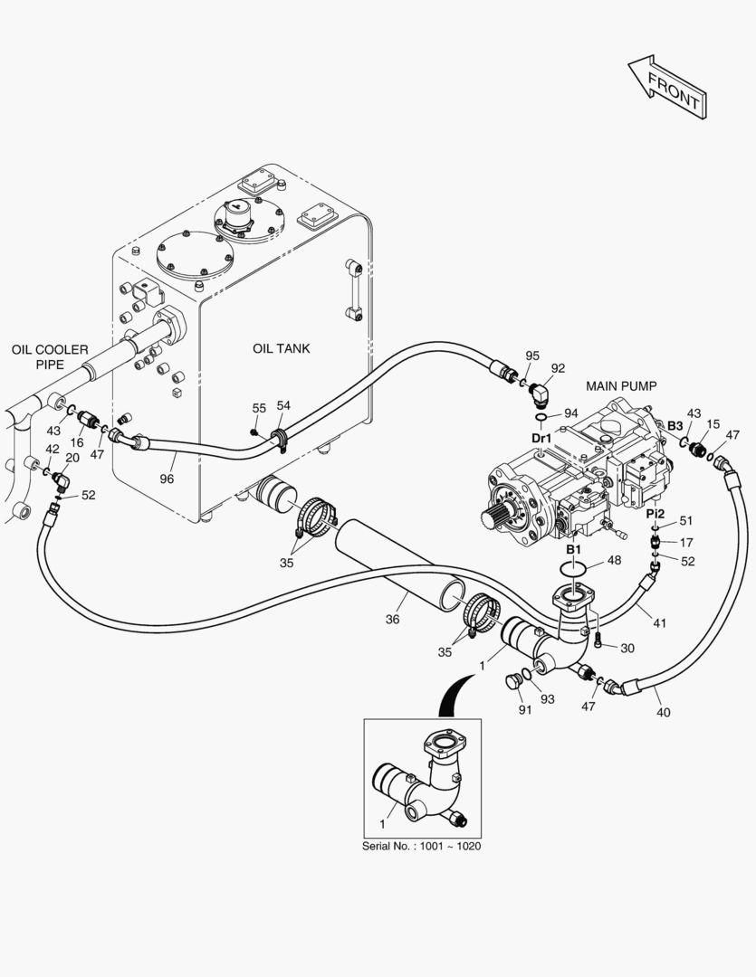 ТУБОПРОВОД МАСЛЯНОГО РАДИАТОРА(1)