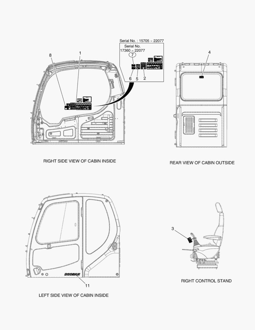 5121 NAME PLATE - CABIN(EXPORT) [15705~]