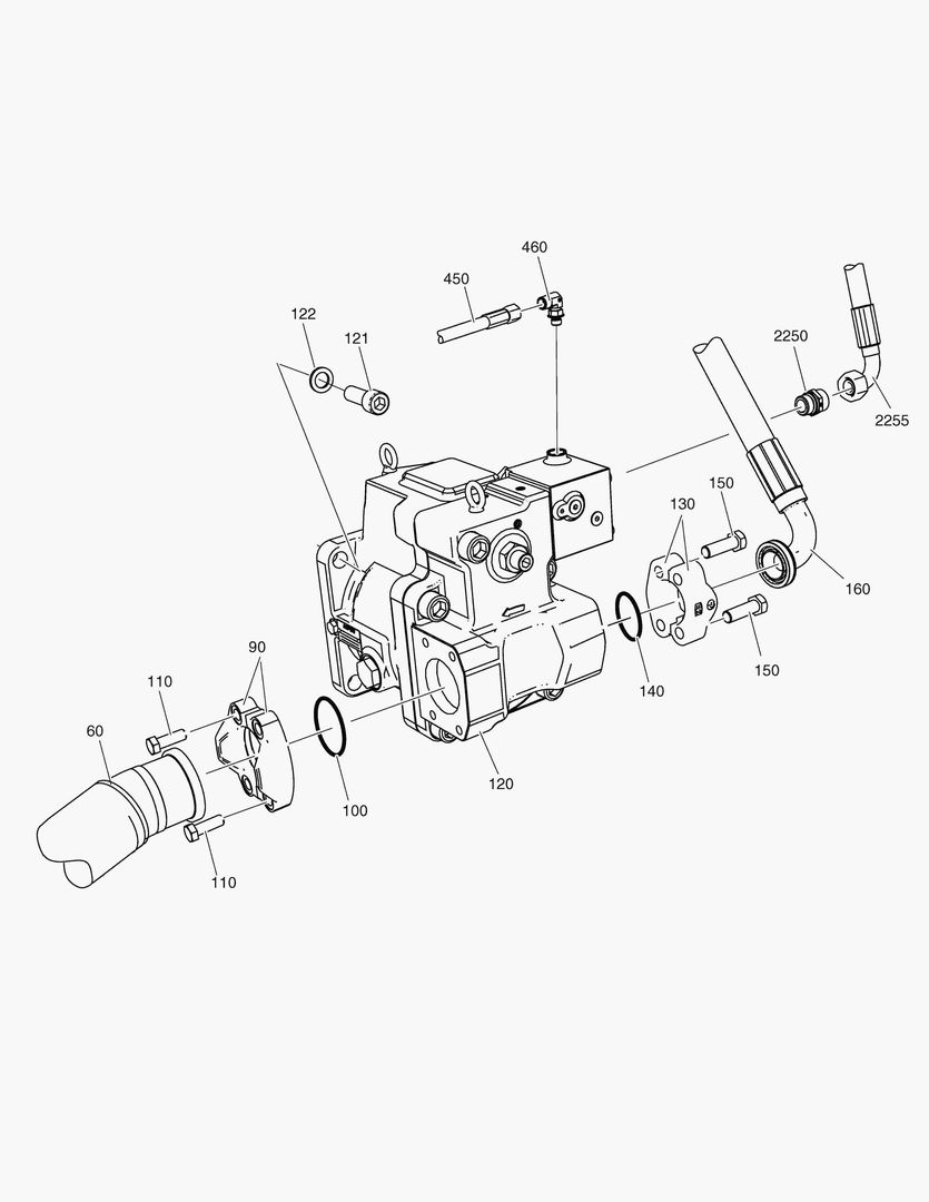 G190-41 MAIN HYDRAULIC PUMP [8X1085~]