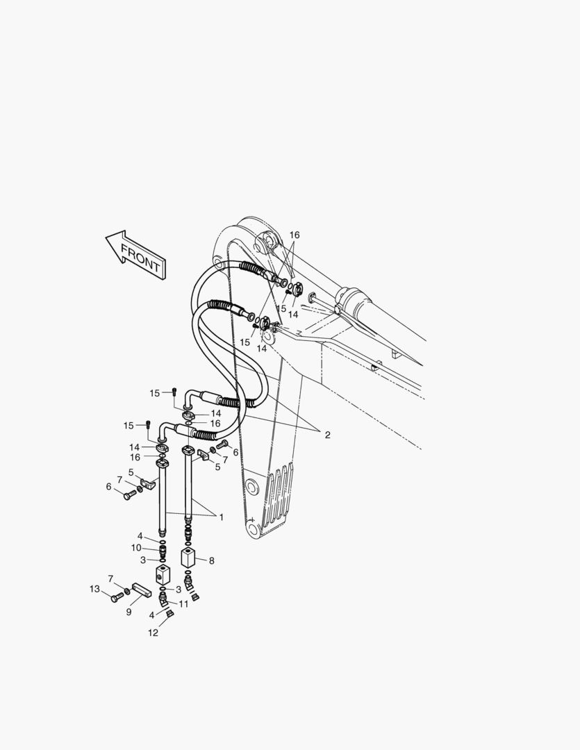 Спецтехника 6600 ARM PIPING-ARM 2.0m(ONE & TWO WAY) [1001~1030] - главное фото