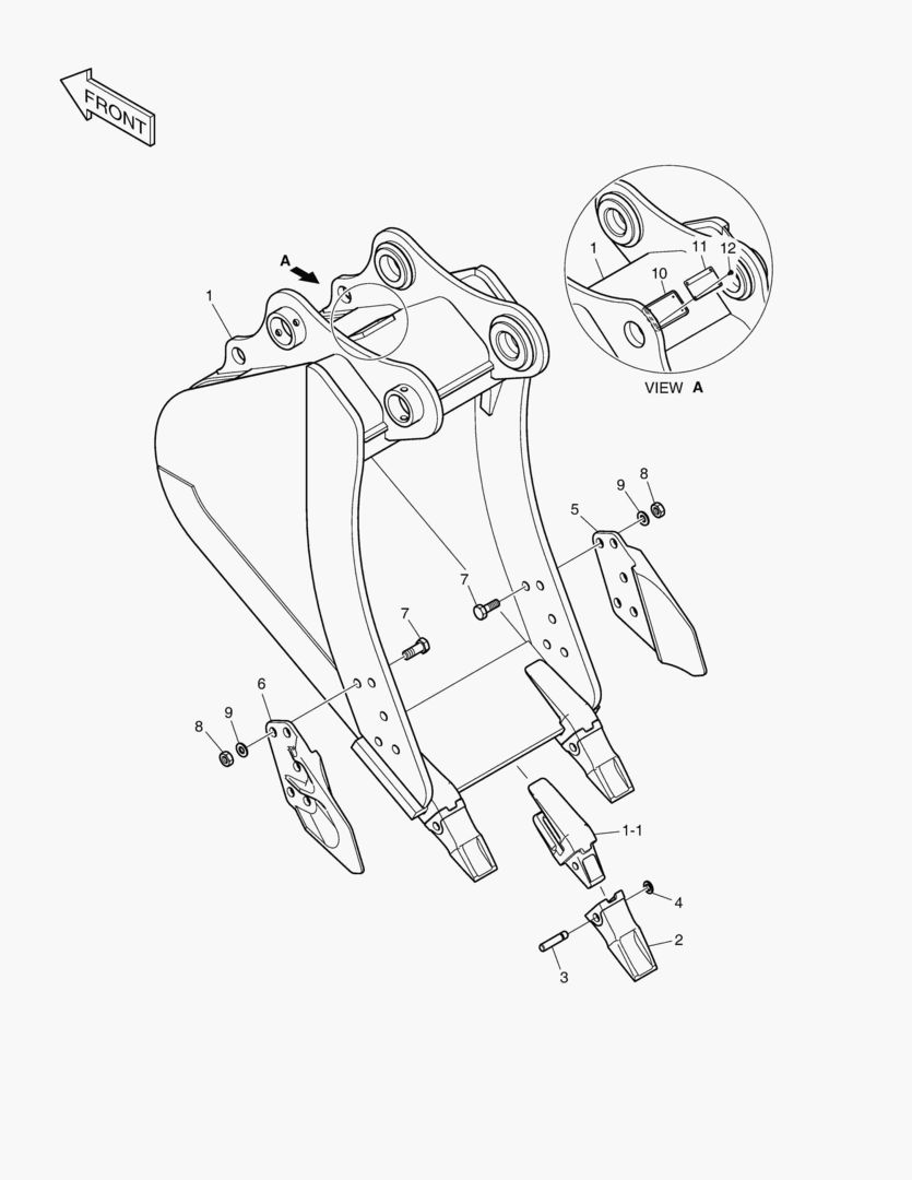 6550 BUCKET ASS`Y - 0.51mВі