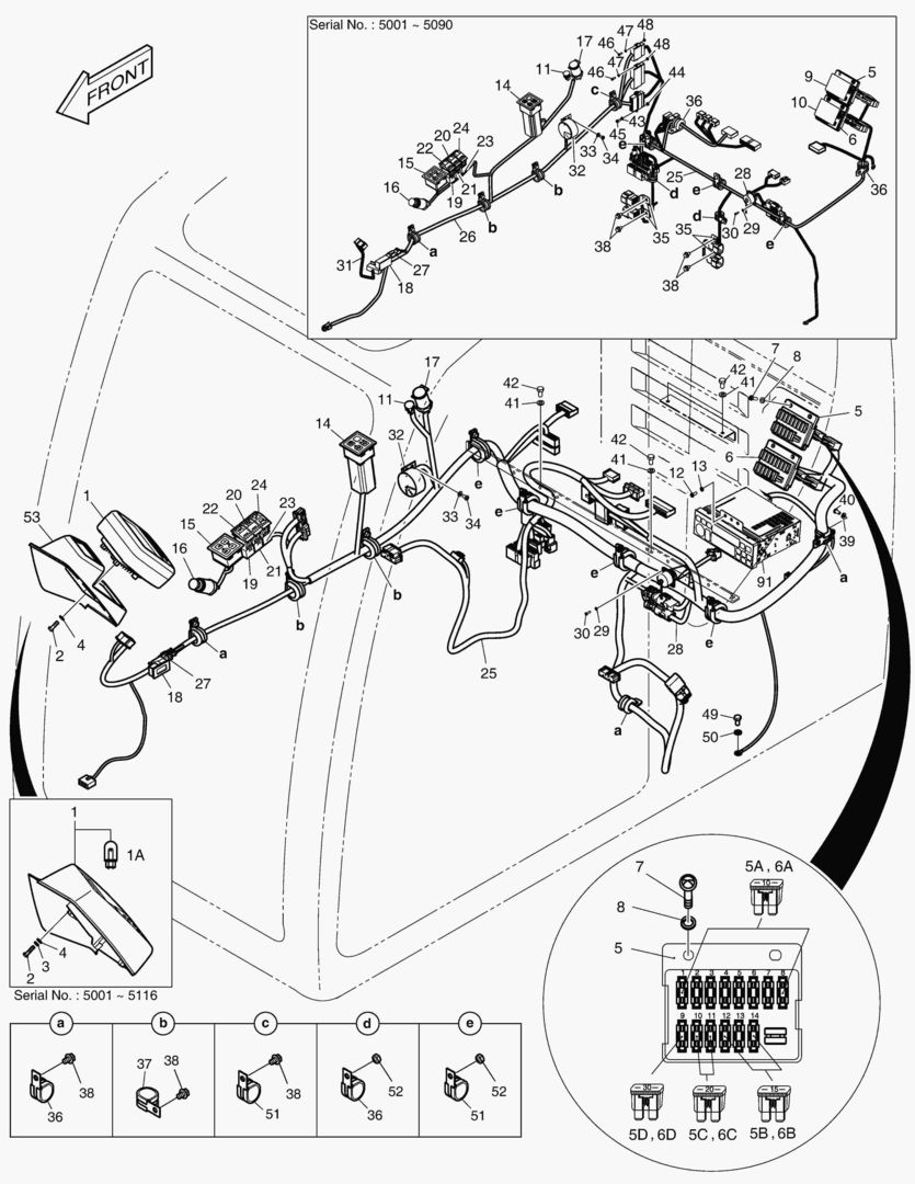 1730 ELECTRIC PARTS - CABIN [5001~10018]