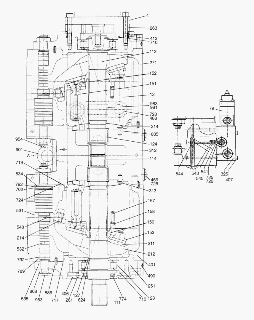 ОСНОВНОЙ НАСОС-K3V180DT