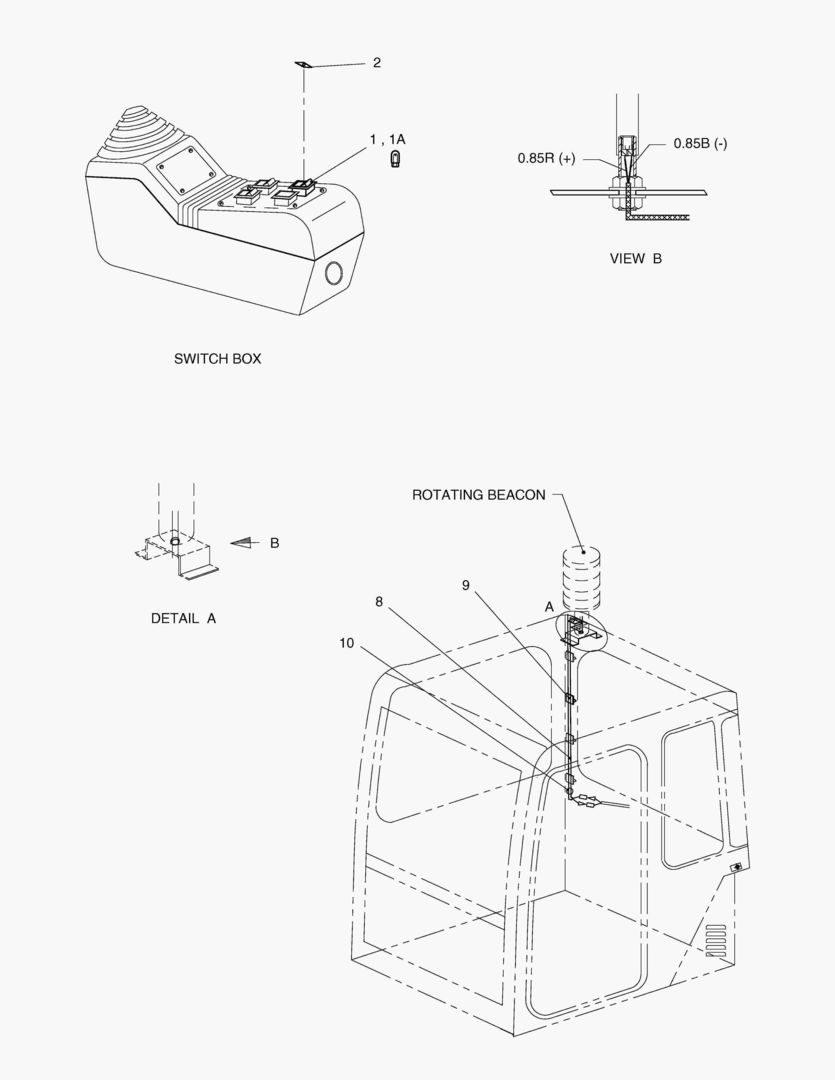 Спецтехника 6320 ROTATING BEACON