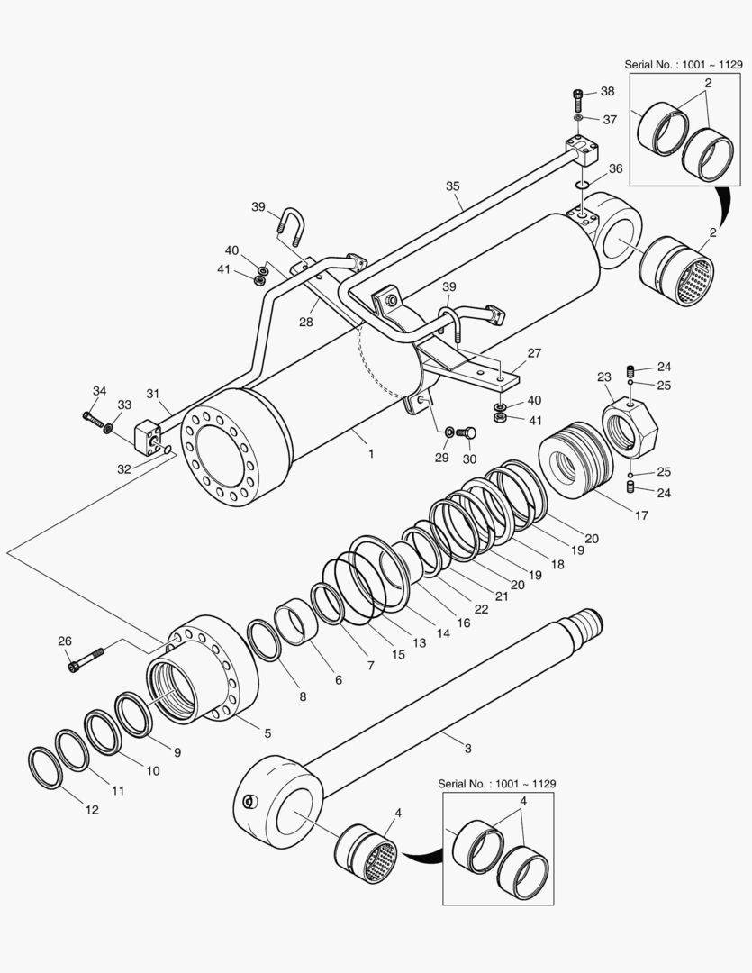 ЦИЛИНДР СТРЕЛЫ С ИЗМЕНЯЕМОЙ ГЕОМЕТРИЕЙ