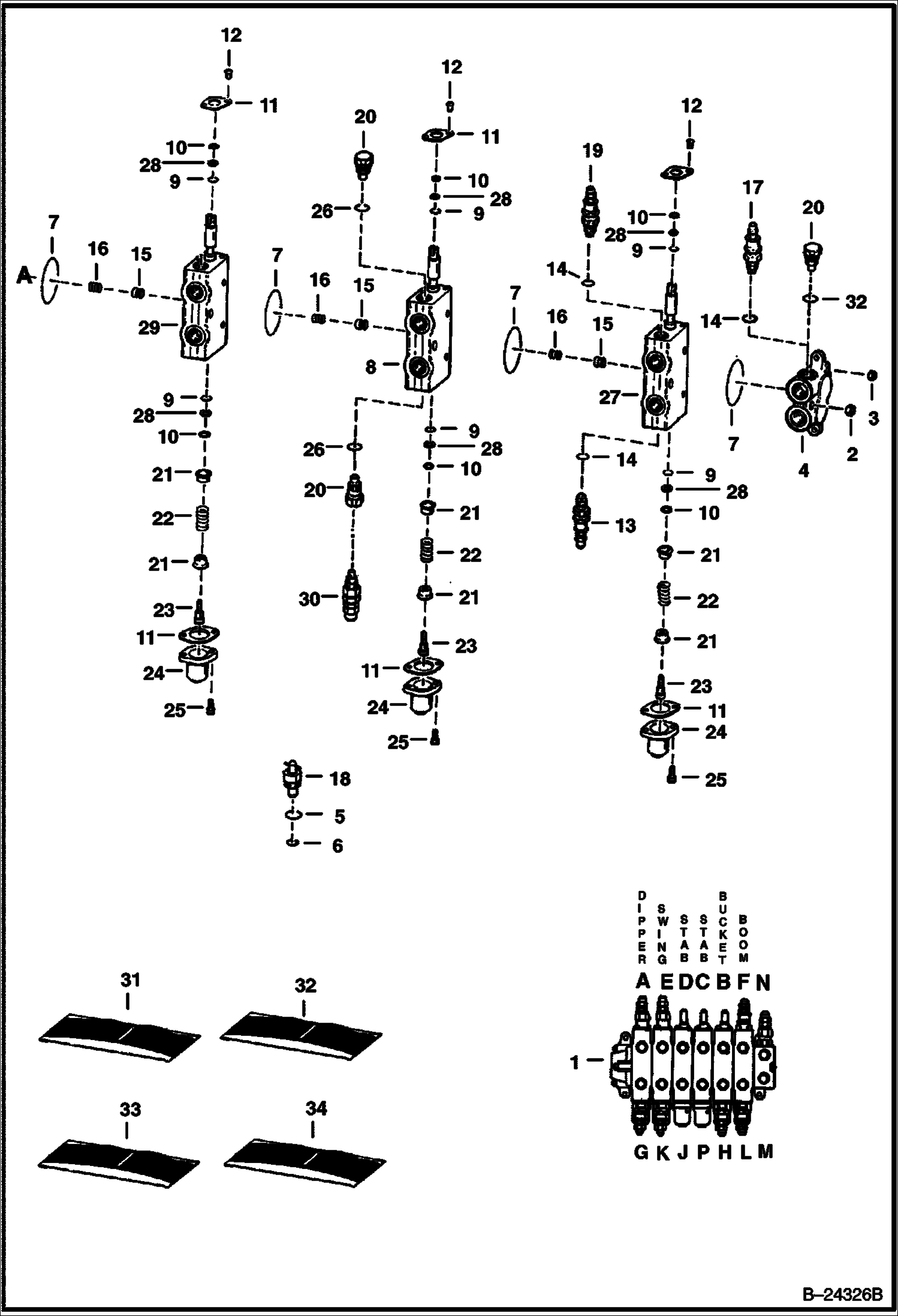 УПРАВЛЕНИЕ КЛАПАНОМ 835S - СЕРИЙНЫЙ НОМЕР-S 7850 И 9700 (ПЕРВАЯ ИЗ 4 РАЗРЯДНОСТИ)
