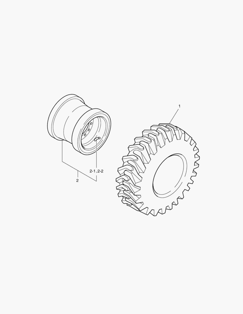 КОЛЕСА В СБОРЕ - 26.5x25-24PR