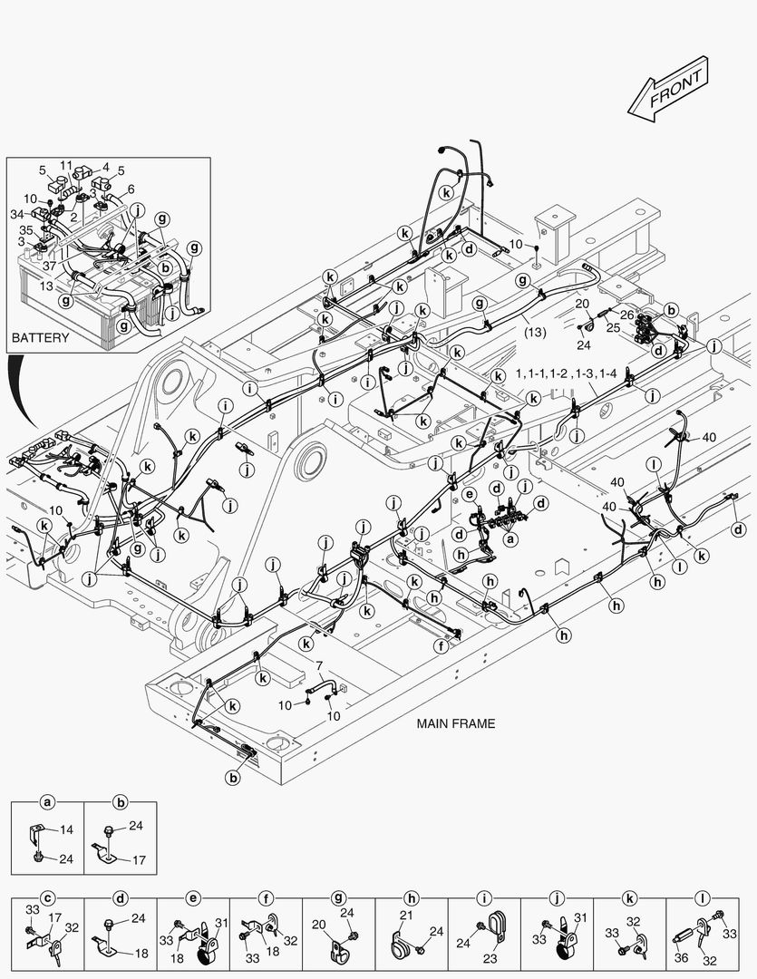 1802 ELECTRIC PARTS - WIRING HARNESS [10108~]