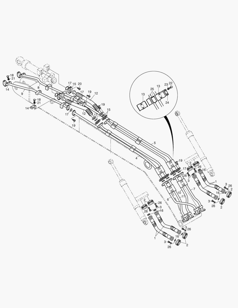 ГИДРОСИСТЕМА СТРЕЛЫ-9 м