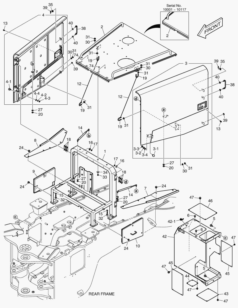 КРЫШКА ДВИГАТЕЛЯ