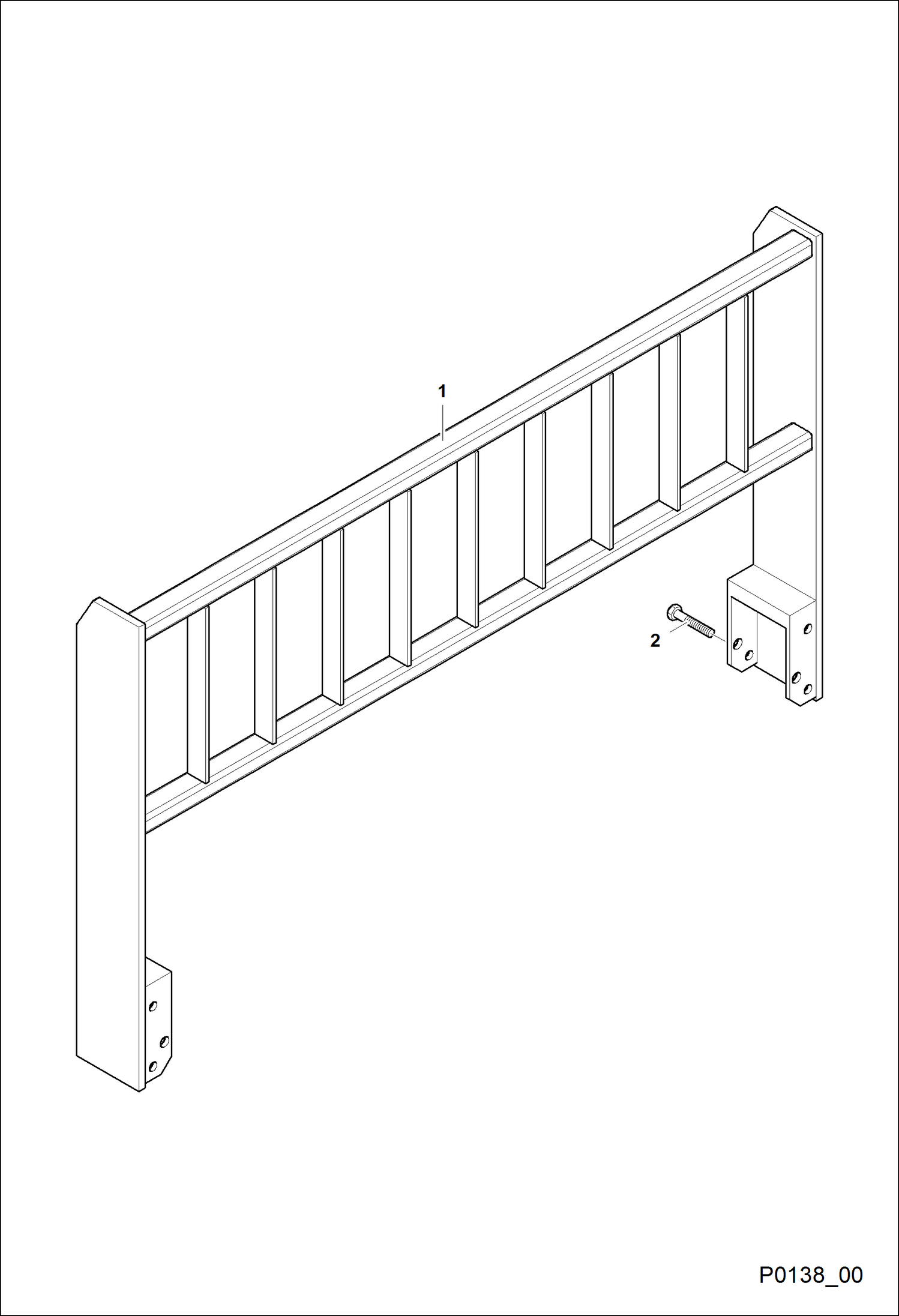 ОГРАДИТЕЛЬНОЕ УСТРОЙСТВО ВИЛ НА КАРЕТКЕ (3.8T И 5.0T) (BUD1112 И BUD1128)